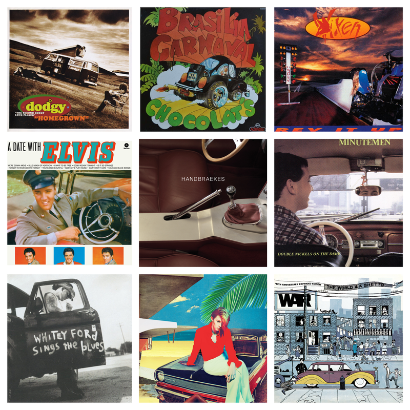 Illustration for article titled 100 cars on 100 more album covers